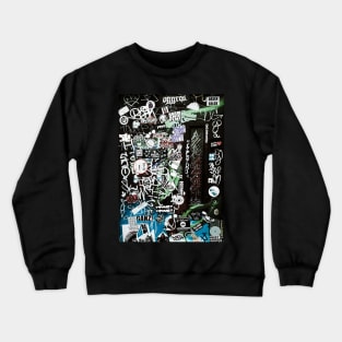 Street Graffiti Urban Tags Style Crewneck Sweatshirt